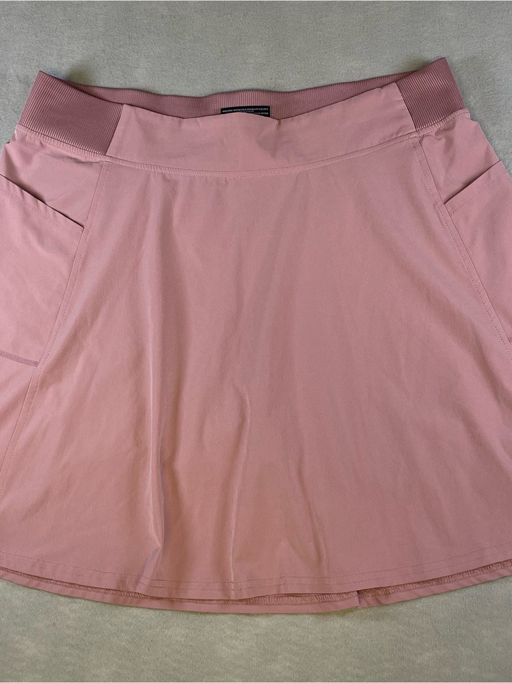 32 Degrees Womens Size L Skort Pink Built In Shorts Elastic Waist. Pockets